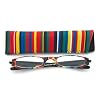 Zoom Expressive Half-Eye Reader, Multi-Color Stripes, +2.00