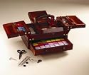 WOODEN SEWING BOX/ KIT/ 3 TIERED/ BRAND NEW