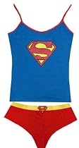 Super Girl 'S' Logo Cami/Panty Set for women