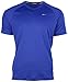 Nike Men's Miler Dri Fit UV Reflective Running T Shirt Photo Blue