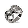 Comedy and Tragedy Sterling Silver Theatre Ring
