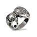 Comedy and Tragedy Sterling Silver Theatre Ring