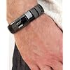 Caripe Magnet H�matit Armband silber grau - M2