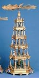 Weihnachtspyramiden 6-stöckige - Pyramide - Der Traum - 106 cm