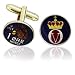 Norway Crown Coin Cuff Links-CLC-CL635