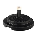 95 Lb. Unfilled Commercial Umbrella Stand, Black