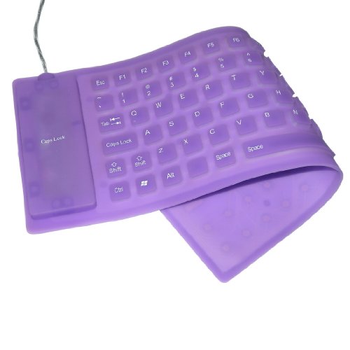 Foldable / Flexible Spillproof Keyboard For Laptop, 