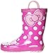Western Chief Unisex-Child Kids Girls' Waterproof Easy-On Character Rain Boot, 9 Toddler