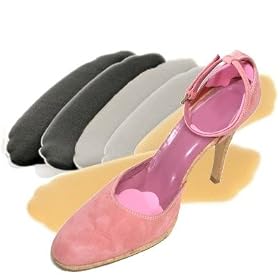 Heavenly Heelz Foot Cushions - 1 Butter 1 Black 1 Silver Pairs (BHHF6030) by Foot Petals