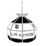 NHL Los Angeles Kings Stained Glass Tiffany Lamp - 16 inch d - Game Room Products Tiffany Lamps NHL - Hockey