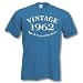 1962 VINTAGE YEAR - Cadeau d'anniversaire 51 ans T-Shirt Bleu royal S