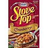 Stove Top Stuffing Mix, Cranberry 6 Oz Box, Pack of 4