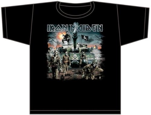 Mens Iron Maiden Matter Of Life & Death Mens T-shirt X-large Black 12482015DP X-large