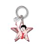 Betty Boop Star 9pc Combo Set Front & Rear Floor Mats  Seat Covers  Steering Wheel Cover  CD Visor & Keychain
