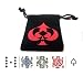 Set of 5 Poker Dice with Velvet Pouch