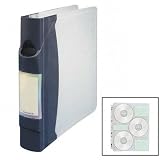(Price/EA)CD Media Binder With 15 Pages, 90 Capacity, Gray