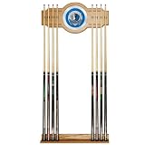 NBA6000-DM - Dallas Mavericks NBA Billiard Cue Rack with Mirror