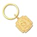 Gold-plated St. Florian Key Ring