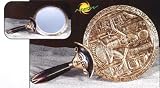 Review Pacific Trading Company  / Egyptian Aegis Hand Mirror Ancient Egypt