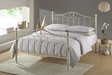 BETEL 5FT KING SIZE IVORY METAL BED