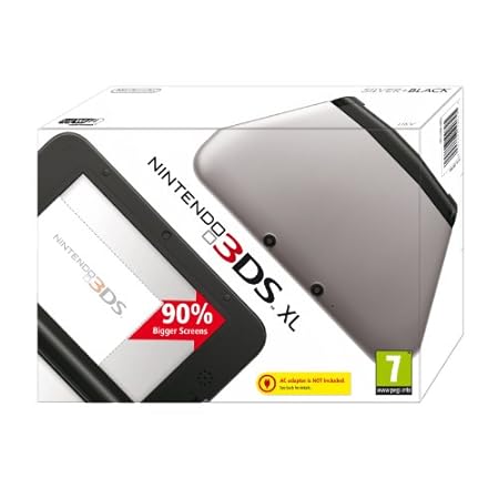 Nintendo Handheld Console 3DS XL - Silver/Black (Nintendo 3DS)