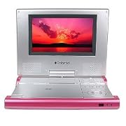 Polaroid 7" Swivel Portable DVD Player - Pink (DPA-07046P)