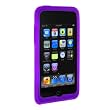(Purple Wrap) iPod Touch 2nd / 3rd Generation Silicone skin case cover 3G 8GB, 16GB, 32GB, 64GB (newest model) + pouch