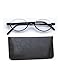 Under Frame Reading Glasses in Incredible Colors For Men or Women - Case Included