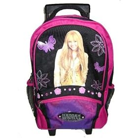 Hannah Montana Large Rolling Backpack