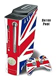 Skin Decal Cover for Xbox 360 Console + two Xbox 360 Controllers - British  ....