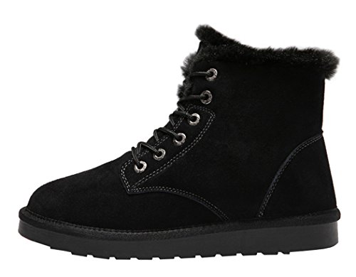 Rock Me Men's Flak I Winter Plush High Top Snow Boot(11 D(M) US, Black)