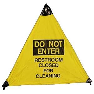 FLOOR SIGNS-DO NOT ENTER RESTROOM CLOSED FOR CLEANING