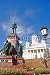 Wallmonkeys Peel and Stick Wall Decals - Ii. Alexander and the Tuomiokirrko Cathedral, Helsinki, Finland - Removable Graphic
