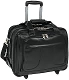 McKleinUSA Chicago 83585 R Series 17-Inch Detachable-Wheeled Laptop Overnight with Removable Brief (Black)