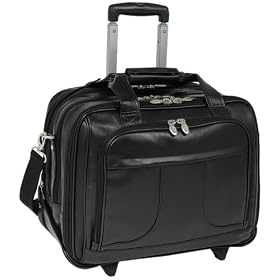 McKleinUSA Chicago 83585 R Series 17-Inch Detachable-Wheeled Laptop Overnight with Removable Brief (Black)
