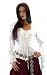 Sports : MIEDER BLUSE TOP MITTELALTER GOTHIC BURGFEST GrS-M 100% VISCOSE 3085 weiss