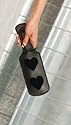 Elegant Moments Leather paddle with hearts