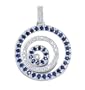 Pendant 14K White Gold With Diamonds
