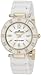 Anne Klein Women's 109416WTWT Swarovski Crystals Gold-Tone White Ceramic Swarovski Crystal Accented Watch