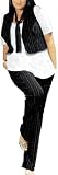 BellaDonnaModen Edler Stretch-Hosenanzug Hose+Weste