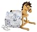 Baby Aspen Rockabye Baby Rocking Horse with Plush Toy and Layette Gift Set - Blue