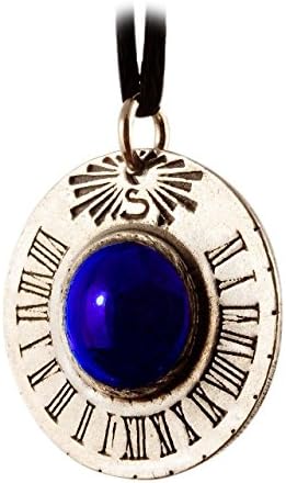 Shepherds Watch S01Blu Saturn Sundial Pendant - Blue Stone