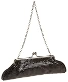 Whiting & Davis Italian Lambskin Trim Clutch