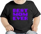 Best Mom Ever オーガニックベビーTシャツ 12 - 18 Months