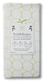 Swaddledesigns Marquisette Swaddling Blanket Pastel Mod Circle, Kiwi