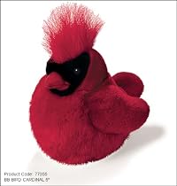 Northern Cardinal - Audubon Plush Bird (Authentic Bird Sound)