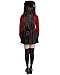 miccostumes Women's Red Top and Black Skirt Cosplay Costume
