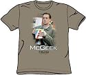 NCIS TV Show MCGEEK Khaki Adult Naval T-shirt Tee Shirt