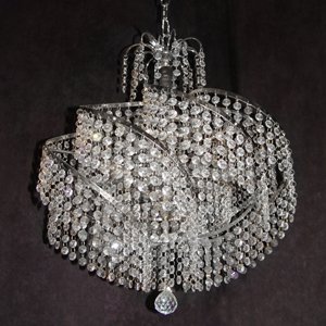 Lumax Lighting 8052-18C 8L Chrome Egyptian Chandelier