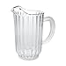 Rubbermaid Commercial 3339CLE Bouncer Plastic Pitcher, 72 oz, Clear